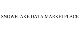 SNOWFLAKE DATA MARKETPLACE trademark