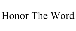 HONOR THE WORD trademark