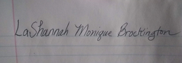 LASHANNAH MONIQUE BROCKINGTON trademark