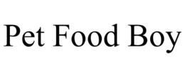 PET FOOD BOY trademark