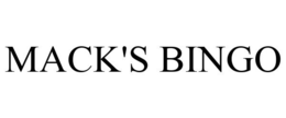 MACK'S BINGO trademark