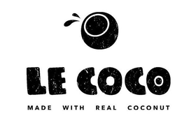 LE COCO MADE WITH REAL COCONUT trademark