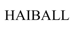 HAIBALL trademark