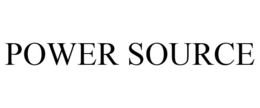 POWER SOURCE trademark