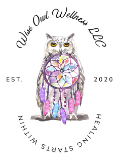 WISE OWL WELLNESS LLC EST. 2020 HEALINGSTARTS WITHIN trademark