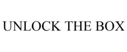 UNLOCK THE BOX trademark