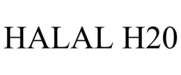 HALAL H20 trademark