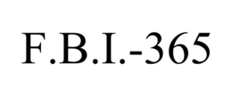 F.B.I.-365 trademark