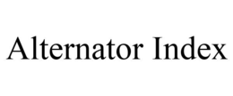 ALTERNATOR INDEX trademark