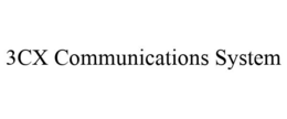 3CX COMMUNICATIONS SYSTEM trademark