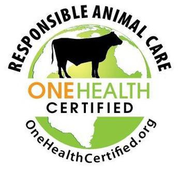 RESPONSIBLE ANIMAL CARE ONE HEALTH CERTIFIED ONEHEALTHCERTIFIED.ORG trademark
