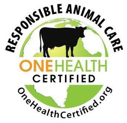 RESPONSIBLE ANIMAL CARE ONE HEALTH CERTIFIED ONEHEALTHCERTIFIED.ORG trademark