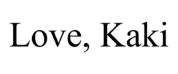 LOVE, KAKI trademark