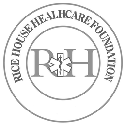 RICE HOUSE HEALTHCARE FOUNDATION RH trademark