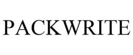 PACKWRITE trademark