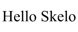 HELLO SKELO trademark