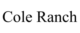COLE RANCH trademark