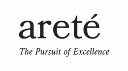 ARETÉ THE PURSUIT OF EXCELLENCE trademark