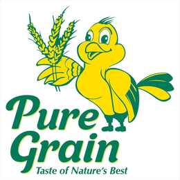 PURE GRAIN TASTE OF NATURE'S BEST trademark