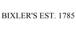 BIXLER'S EST. 1785 trademark