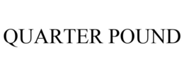 QUARTER POUND trademark