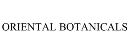 ORIENTAL BOTANICALS trademark