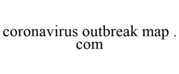 CORONAVIRUS OUTBREAK MAP . COM trademark