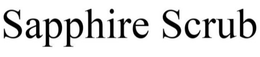 SAPPHIRE SCRUB trademark