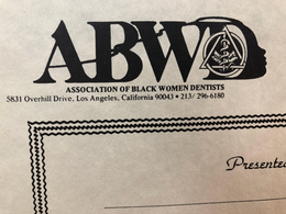 ABWD ASSOCIATION OF BLACK WOMEN DENTISTS trademark