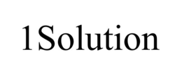 1SOLUTION trademark