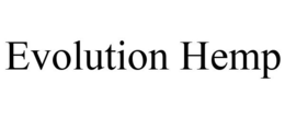 EVOLUTION HEMP trademark