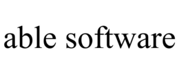 ABLE SOFTWARE trademark