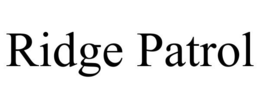 RIDGE PATROL trademark