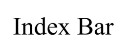 INDEX BAR trademark