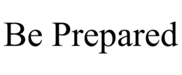 BE PREPARED trademark