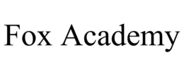 FOX ACADEMY trademark