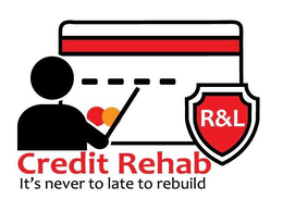 CREDIT REHAB IT'S NEVER TO LATE TO REBUILD trademark
