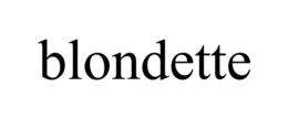 BLONDETTE trademark