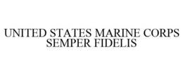 UNITED STATES MARINE CORPS SEMPER FIDELIS trademark