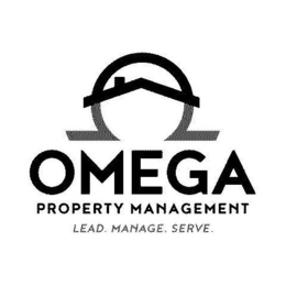OMEGA PROPERTY MANAGEMENT LEAD. MANAGE. SERVE. trademark