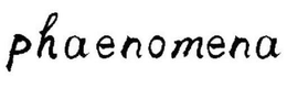PHAENOMENA trademark