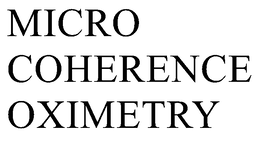 MICRO COHERENCE OXIMETRY trademark