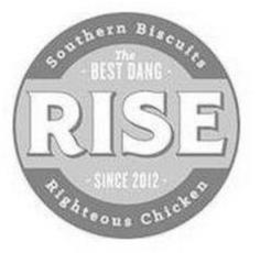 SOUTHERN BISCUITS THE - BEST DANG - RISE - SINCE 2012 - RIGHTEOUS CHICKEN trademark