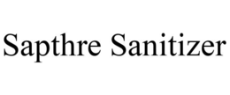 SAPTHRE SANITIZER trademark