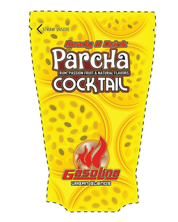 STRAW INSIDE; READY 2 DRINK; PARCHA; RUM; PASSION FRUIT & NATURAL FLAVORS; COCKTAIL; GASOLINA; URBAN BLENDS trademark