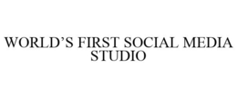 WORLD'S FIRST SOCIAL MEDIA STUDIO trademark