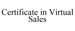 CERTIFICATE IN VIRTUAL SALES trademark
