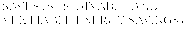 SAVES (SUSTAINABLE AND VERIFIABLE ENERGY SAVINGS) trademark