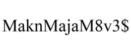 MAKNMAJAM8V3$ trademark