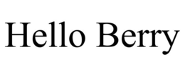 HELLO BERRY trademark